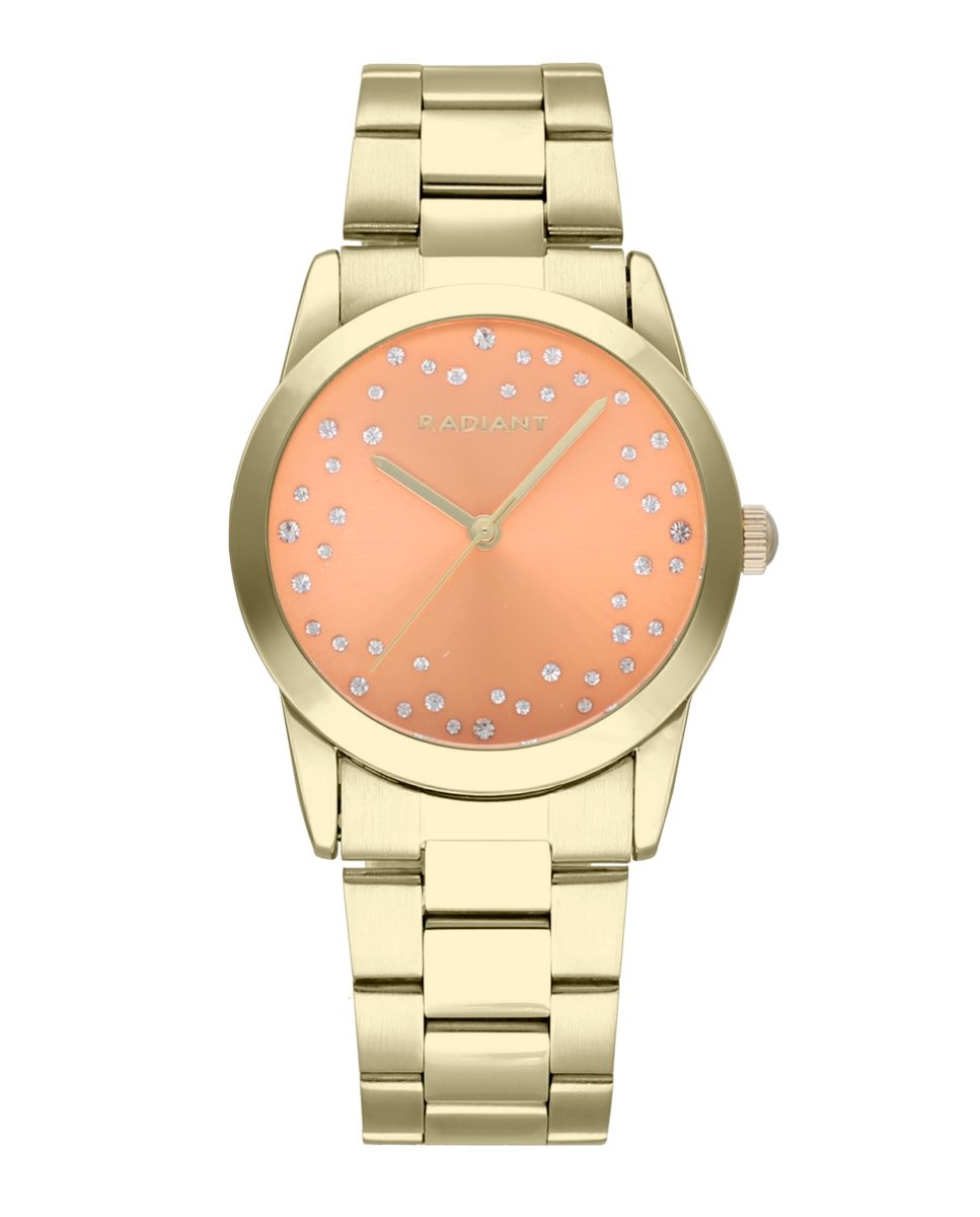 Женские часы Fiji RA606205 со стальным и золотым ремешком Radiant, золотой