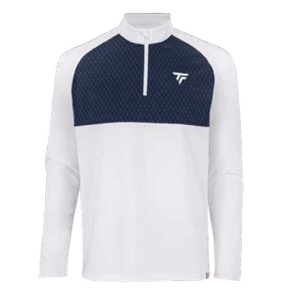 

Футболка с длинным рукавом Tecnifibre Thermo Zipper, белый