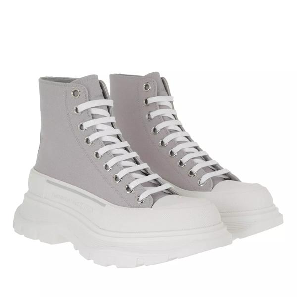 

Ботинки tread slick sneaker boots white/grey Alexander Mcqueen, серый