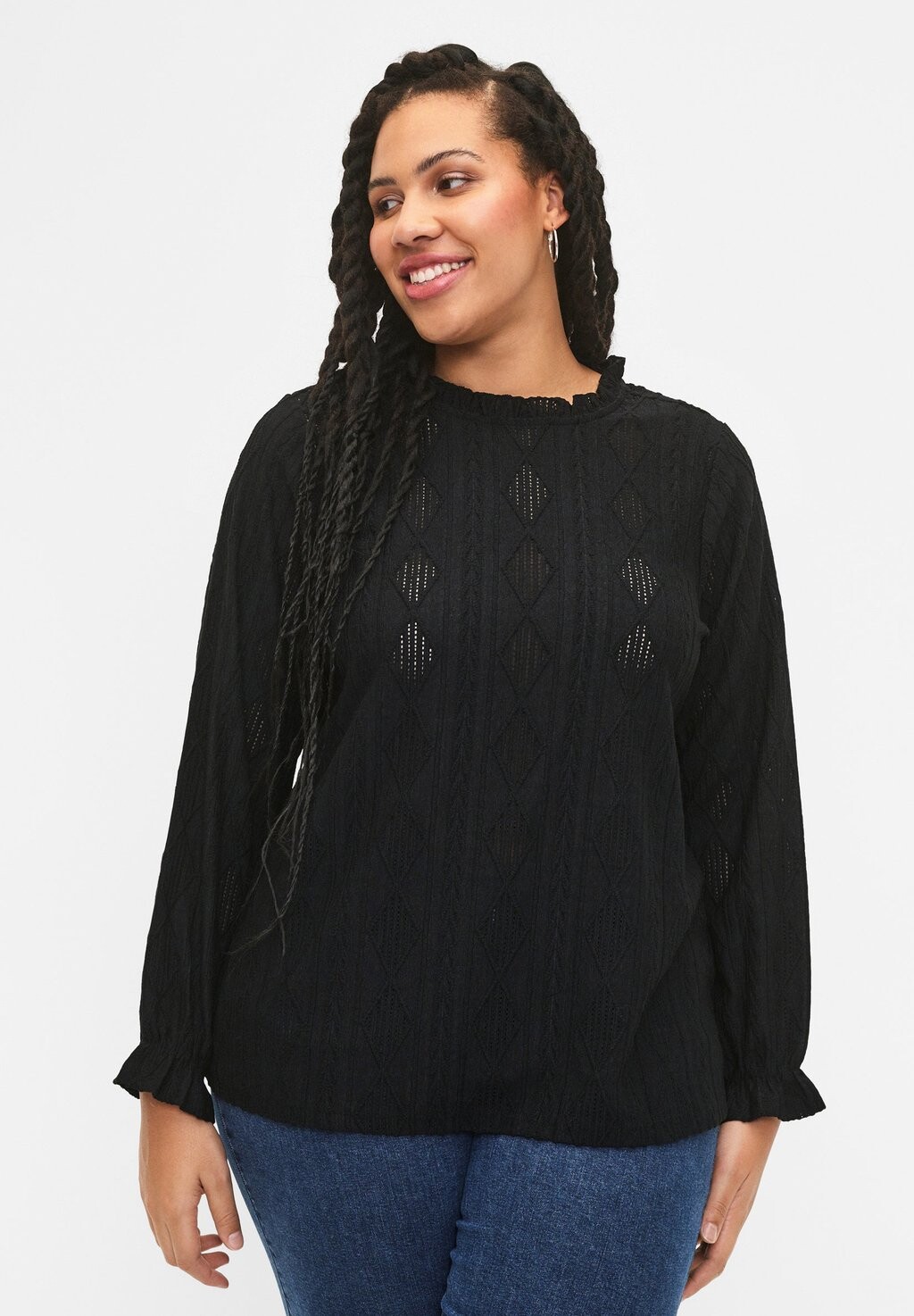 

Блузка Zizzi, цвет black