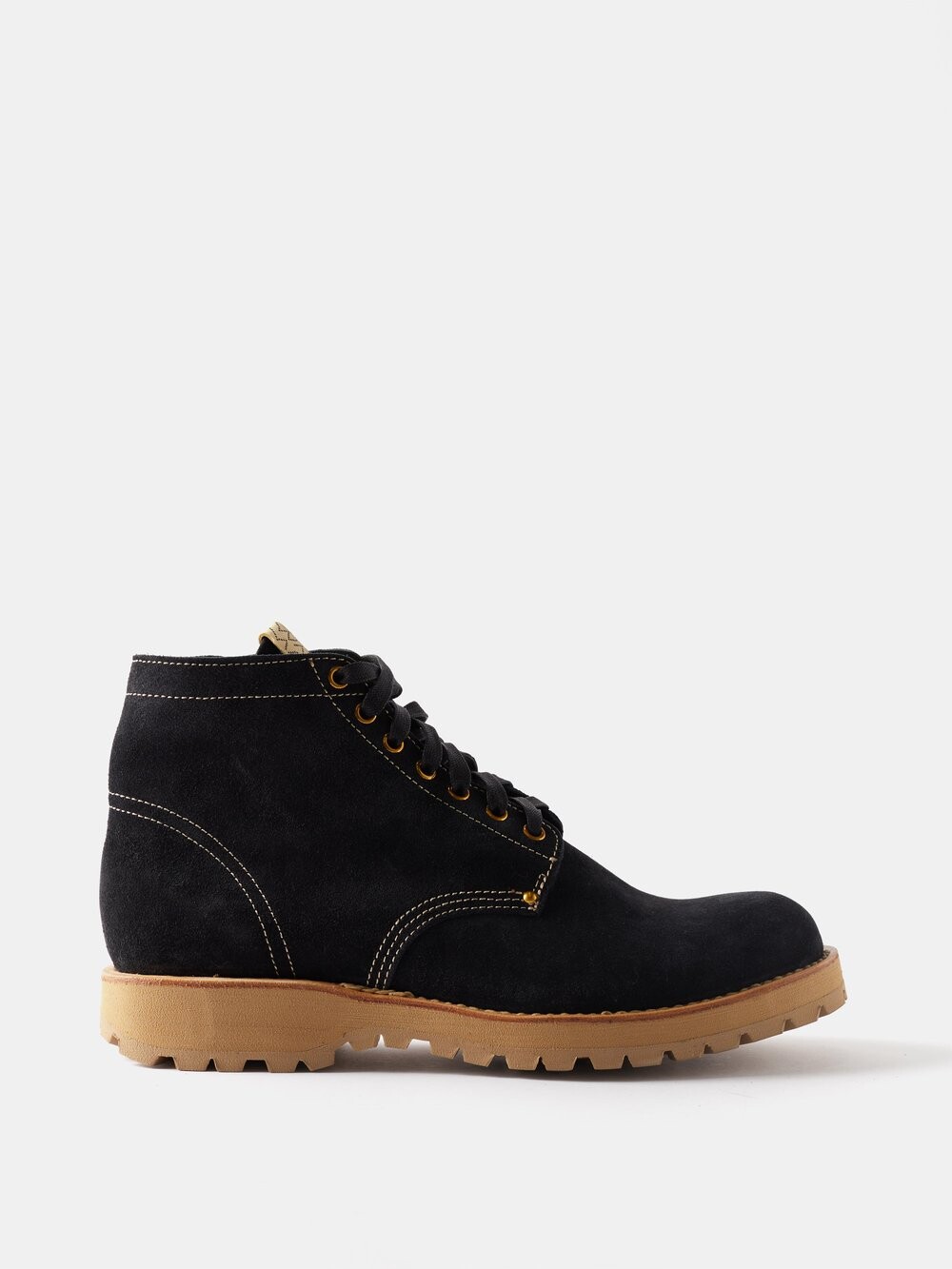 

Замшевые ботинки brigadier Visvim, черный