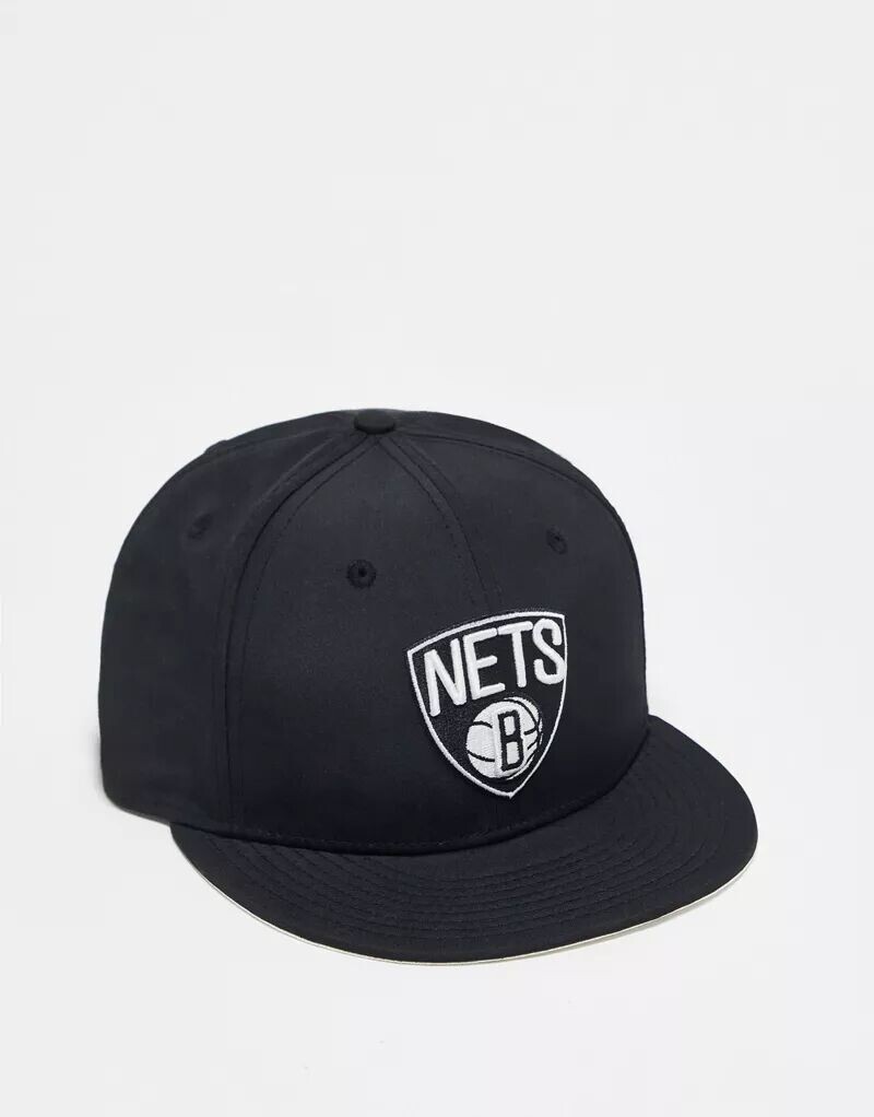 

Черная кепка New Era 9Fifty Brooklyn Nets с неоновым логотипом