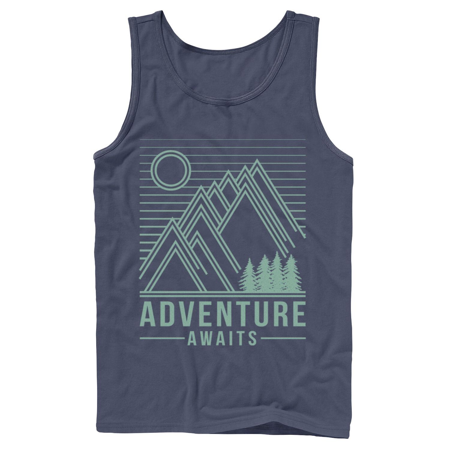 

Мужская майка Fifth Sun Adventure Awaits Line Art Tank Licensed Character