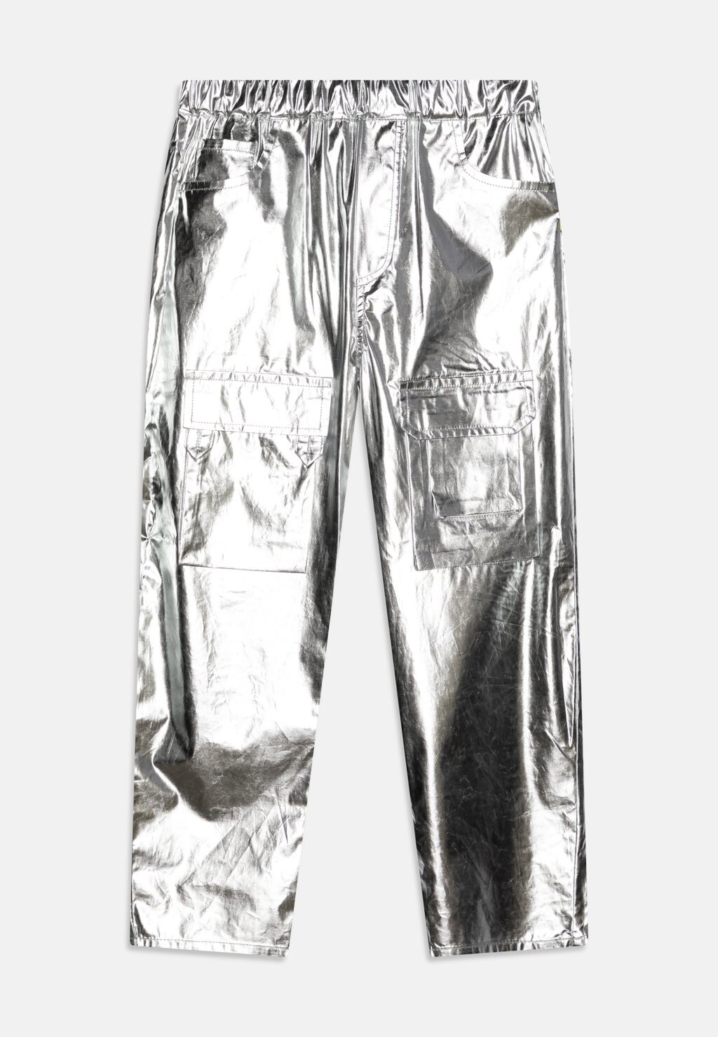 

Брюки Foil Trousers Unisex M'A KIDS by Marques ' Almeida, цвет silver