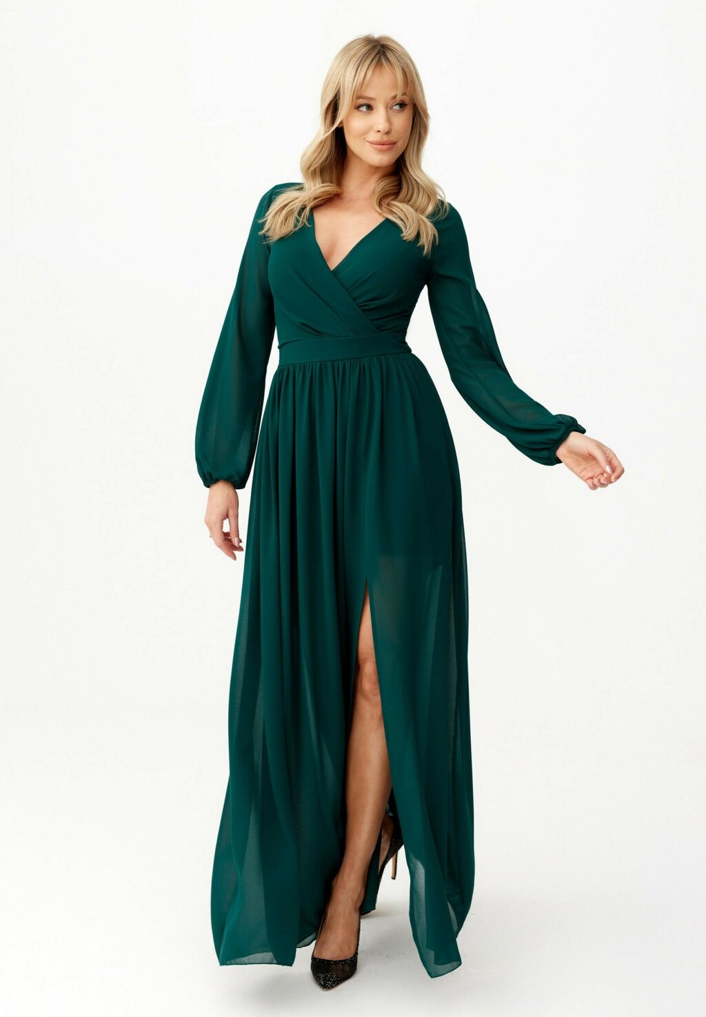

Длинное платье Roco Fashion, зеленый
