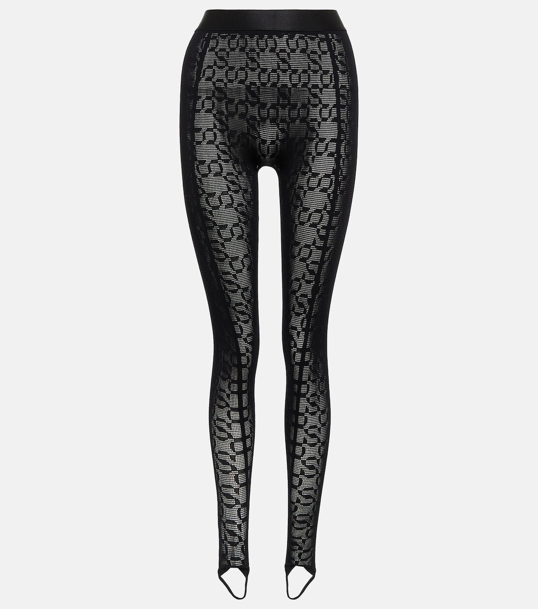 

Прозрачные леггинсы x simkhai с замысловатым узором Wolford, черный