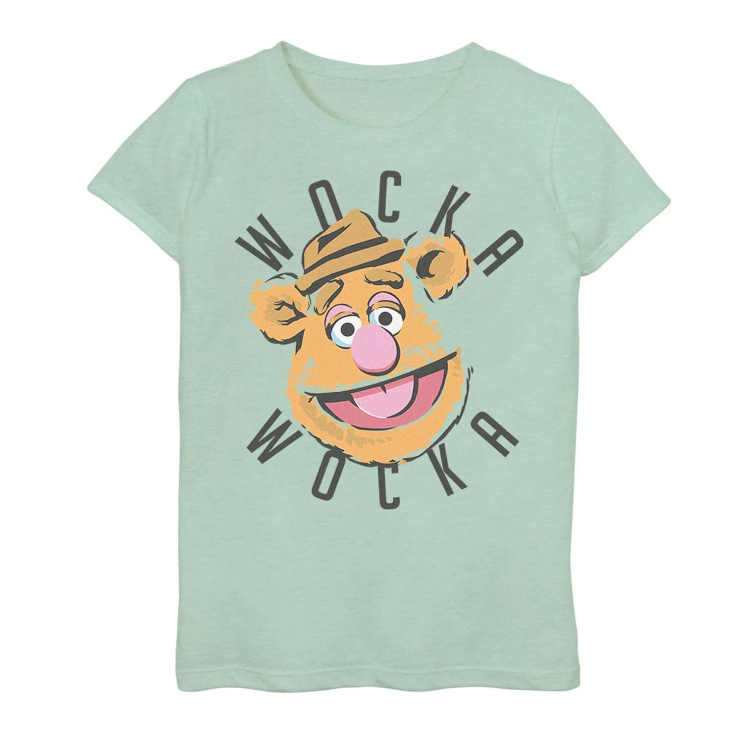 

Футболка с большим лицом для девочек 7–16 лет Disney The Muppets Fozzie Bear Wocka Wocka Licensed Character
