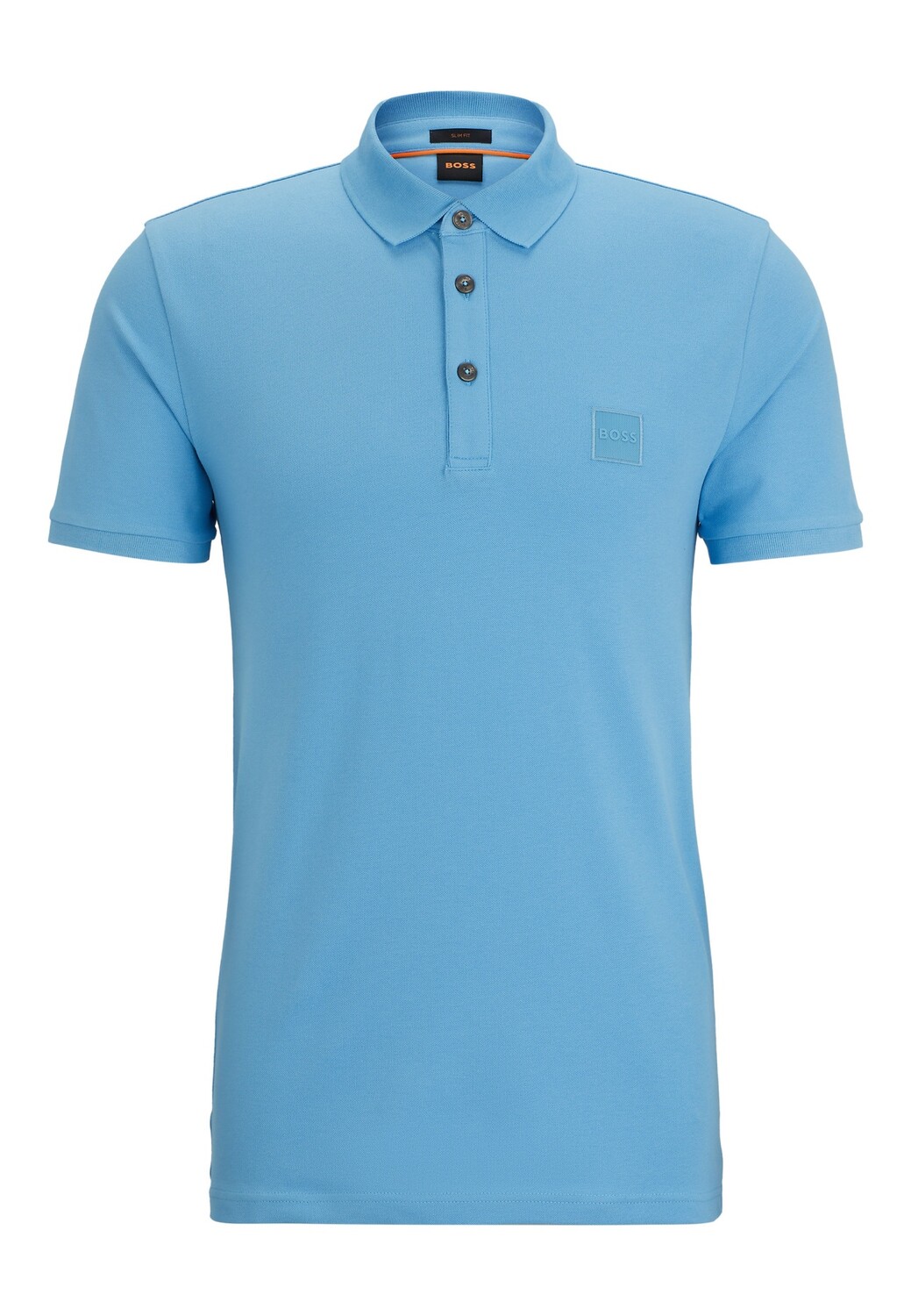 

Рубашка поло BOSS PASSENGER Slim Fit, светло-синий