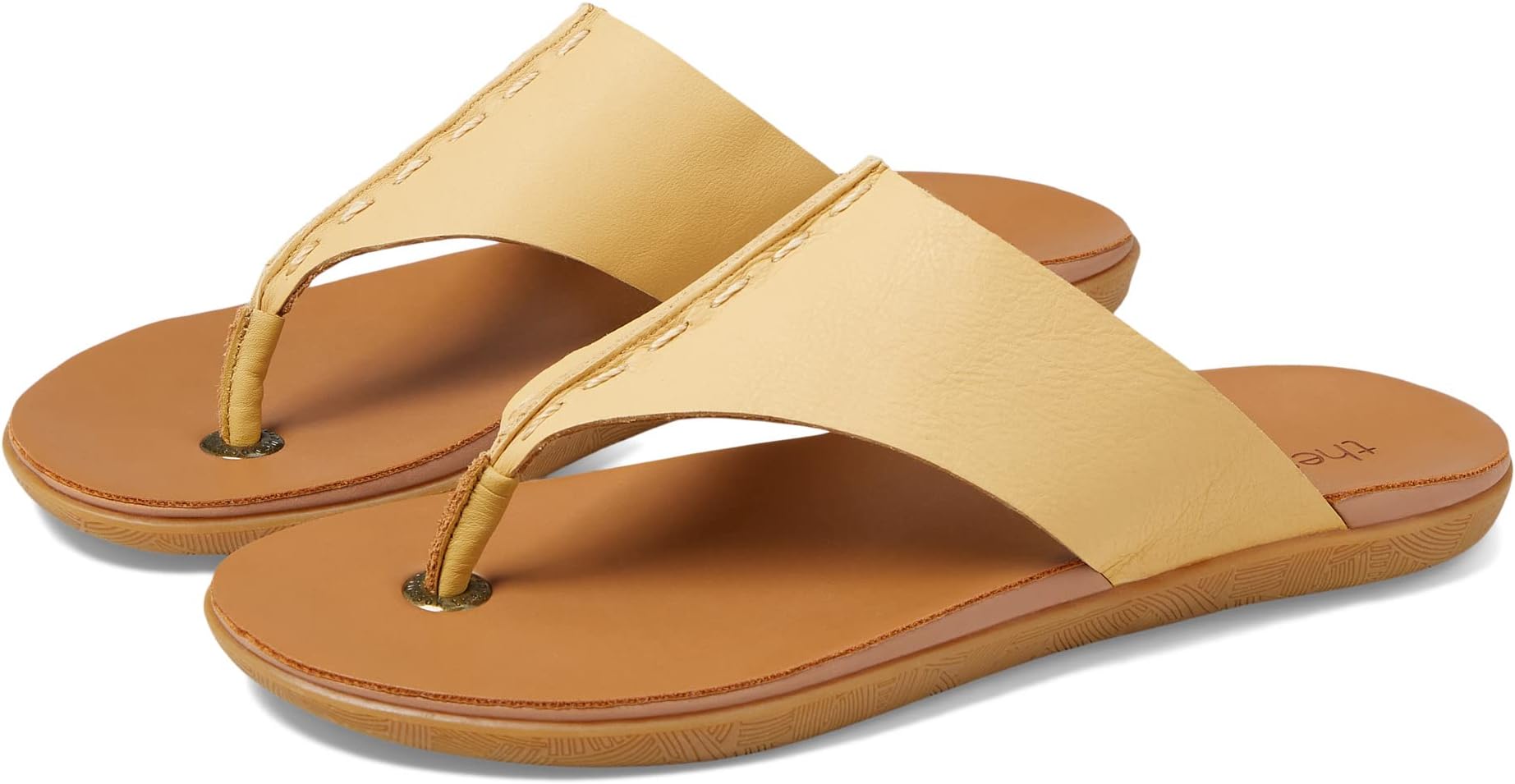 

Шлепанцы Los Feliz Leather Sandal The Sak, цвет Buttercup