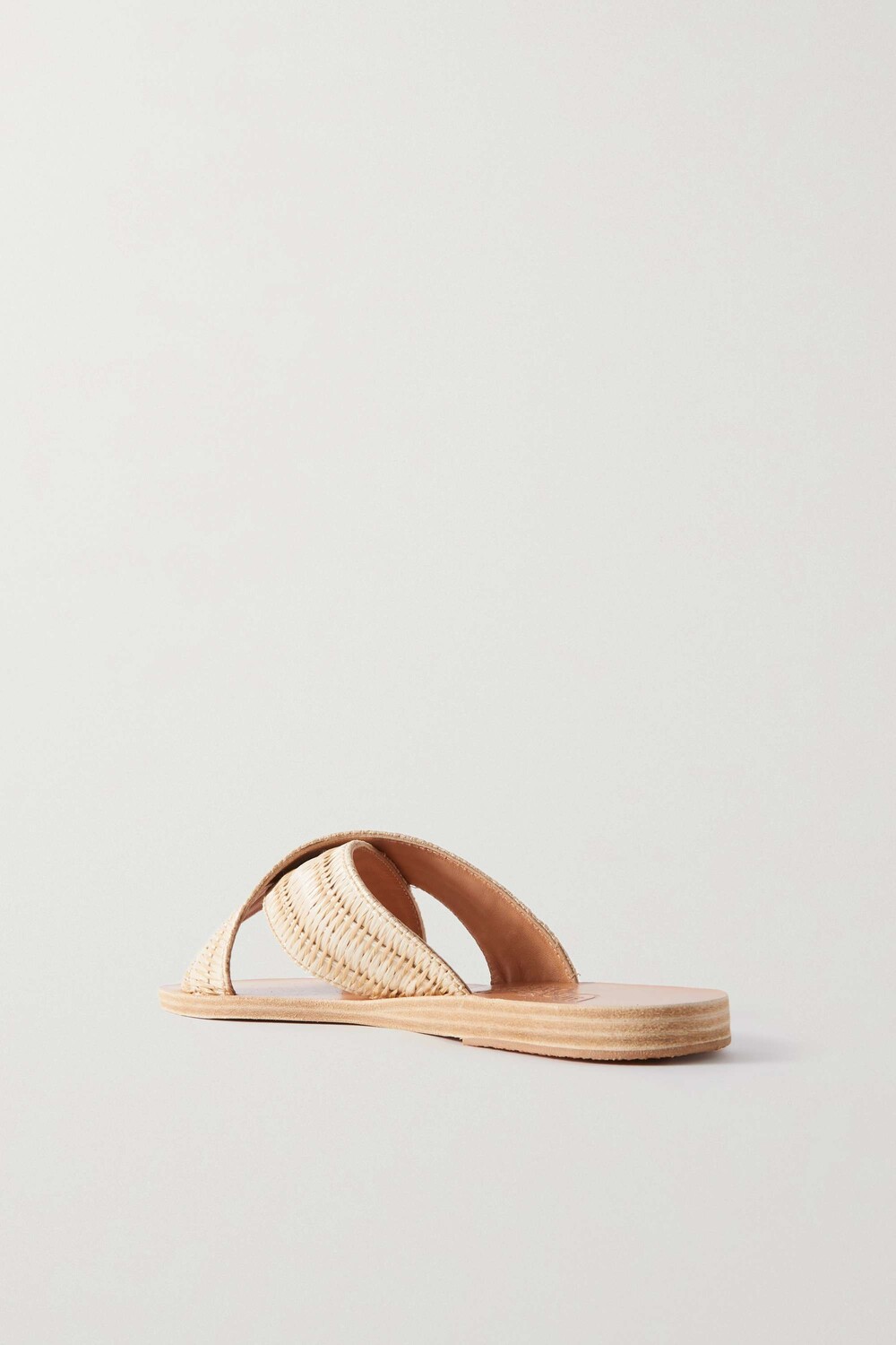 

ANCIENT GREEK SANDALS шлепанцы Thais из рафии, нейтральный