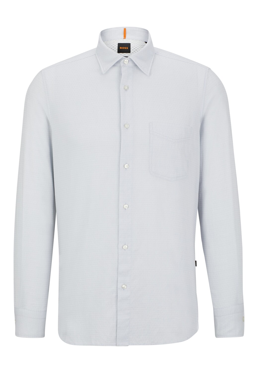 

Рубашка BOSS REMITON Regular Fit, светло-серый