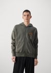 

Пуловер на молнии JORTRUTH ZIP HOOD UNISEX Jack & Jones, темно-серый