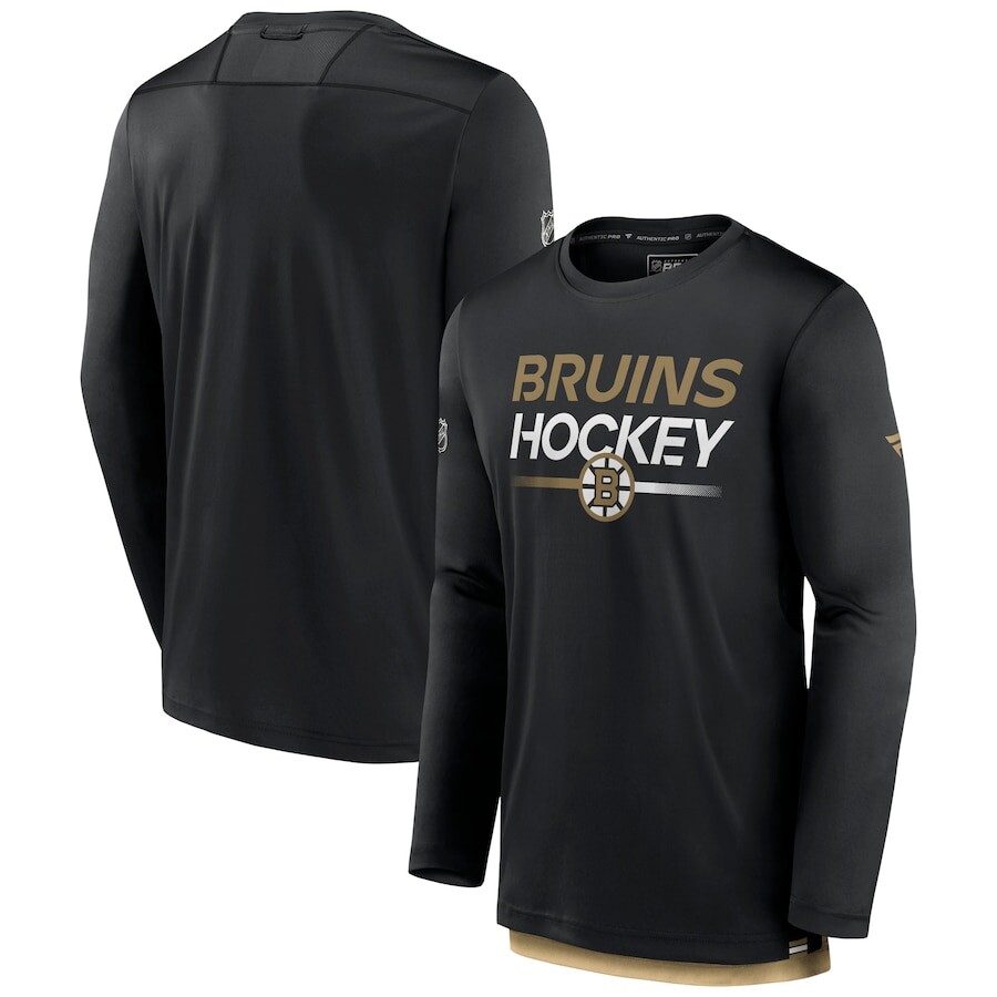 

Футболка с длинным рукавом Fanatics Branded Boston Bruins, черный