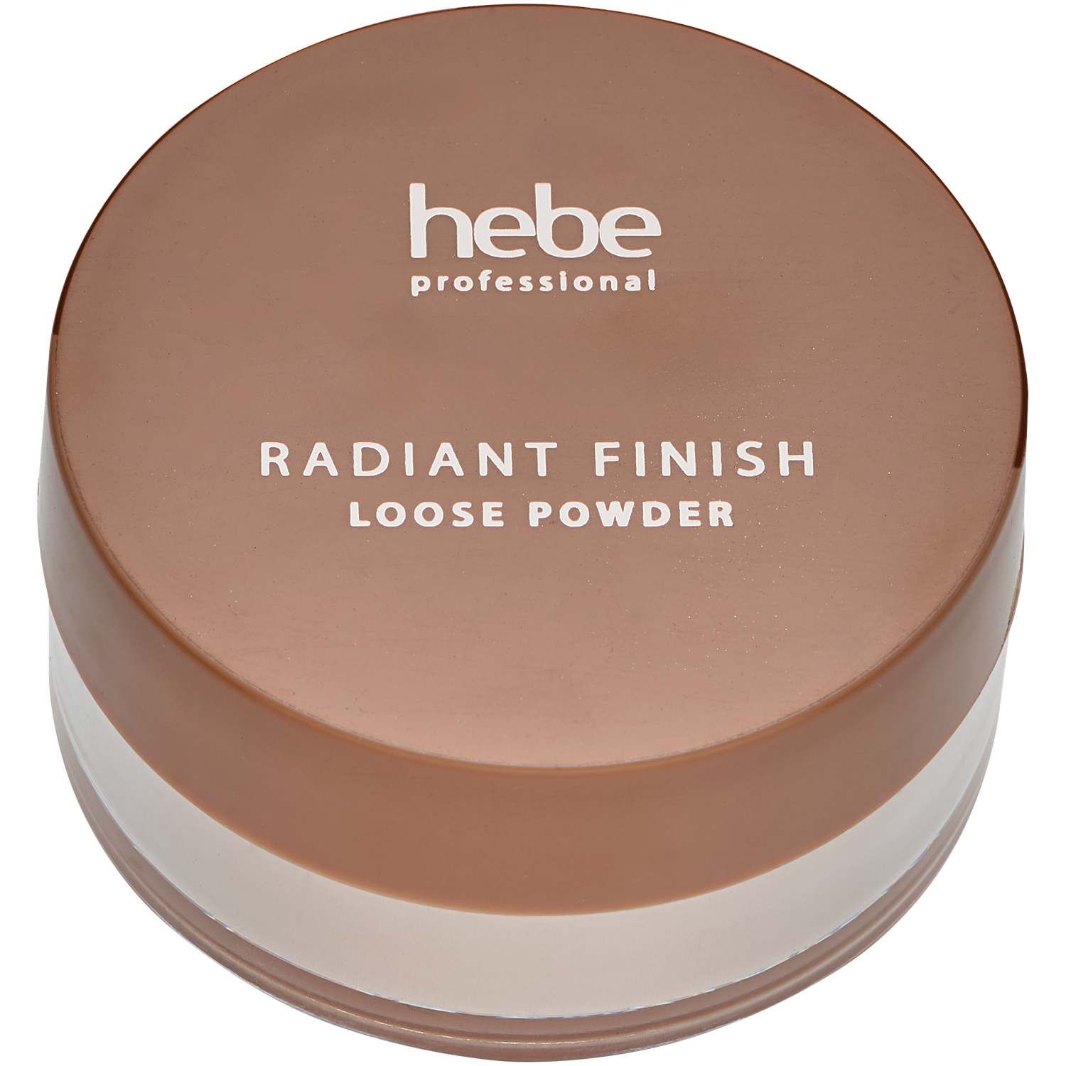 Осветляющая рассыпчатая пудра для лица Hebe Professional Radiant Finish Loose Powder, 7 гр
