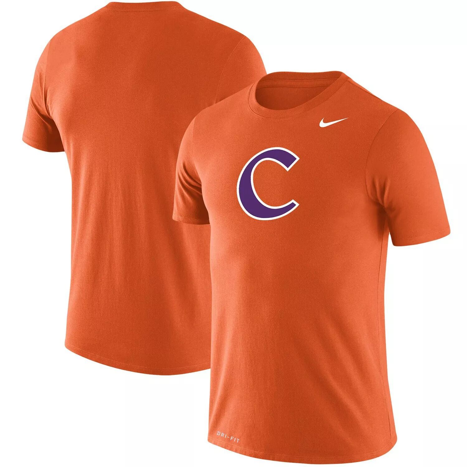 

Мужская оранжевая футболка с логотипом Clemson Tigers School Legend Performance Nike, Оранжевый