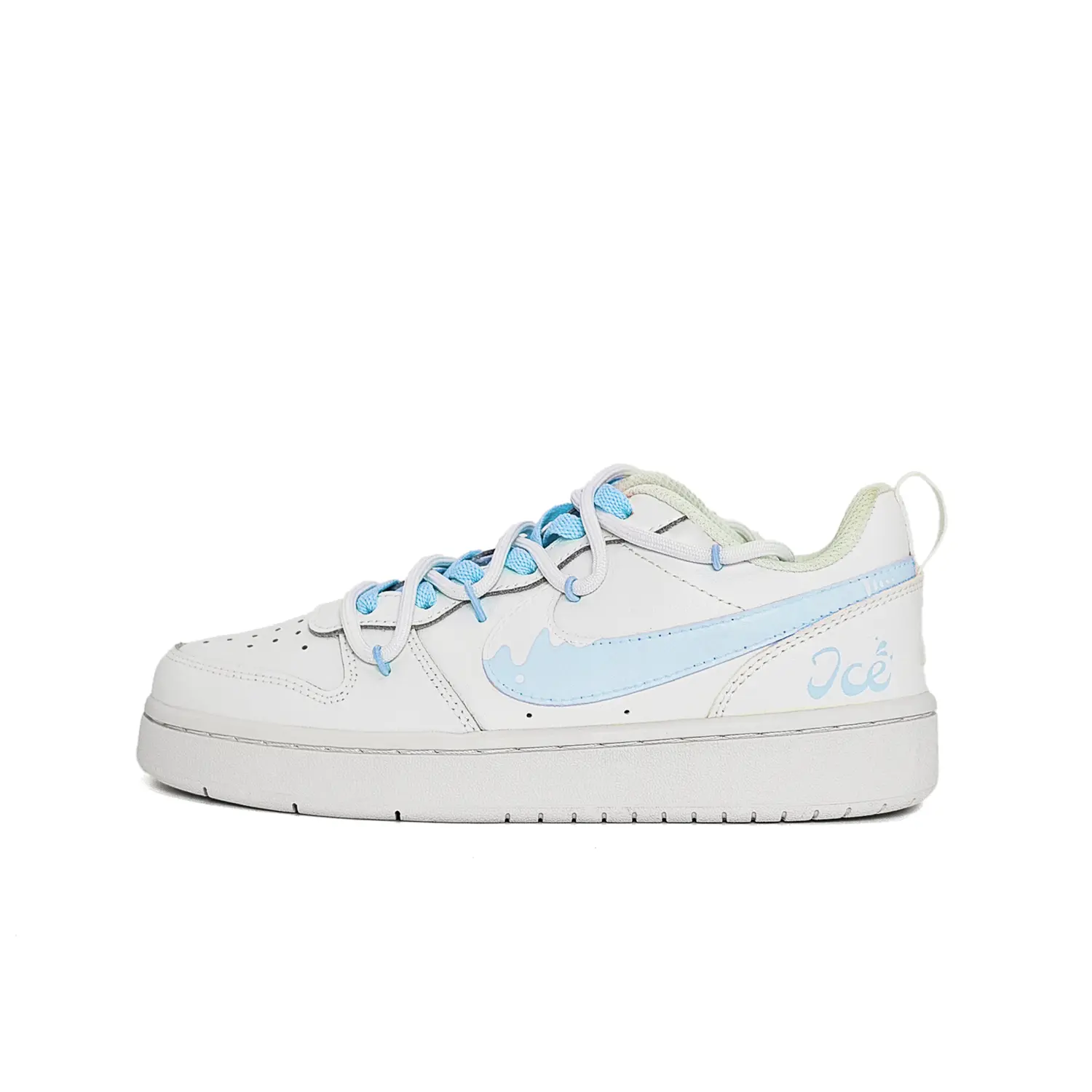 

Кроссовки Nike Court Borough 2 Skateboarding Shoes Women's Low-top Light Blue, голубой, Синий, Кроссовки Nike Court Borough 2 Skateboarding Shoes Women's Low-top Light Blue, голубой