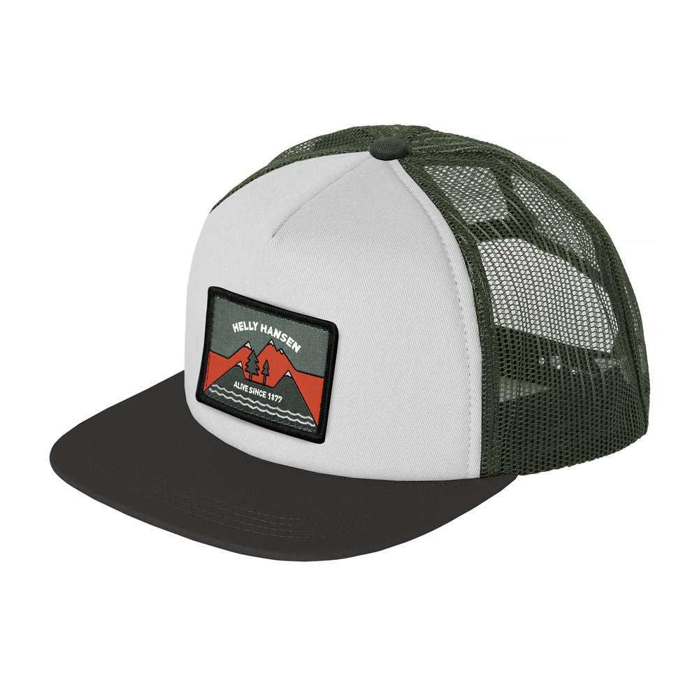 

Бейсболка Helly Hansen Flatbrim Trucker, серый