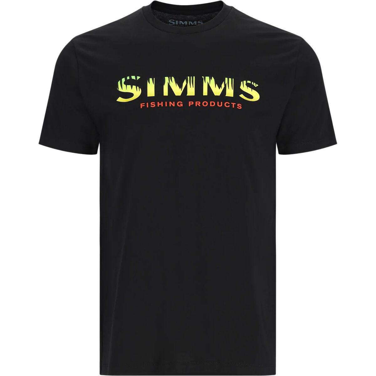 цена Футболка с логотипом Simms, цвет black/neon