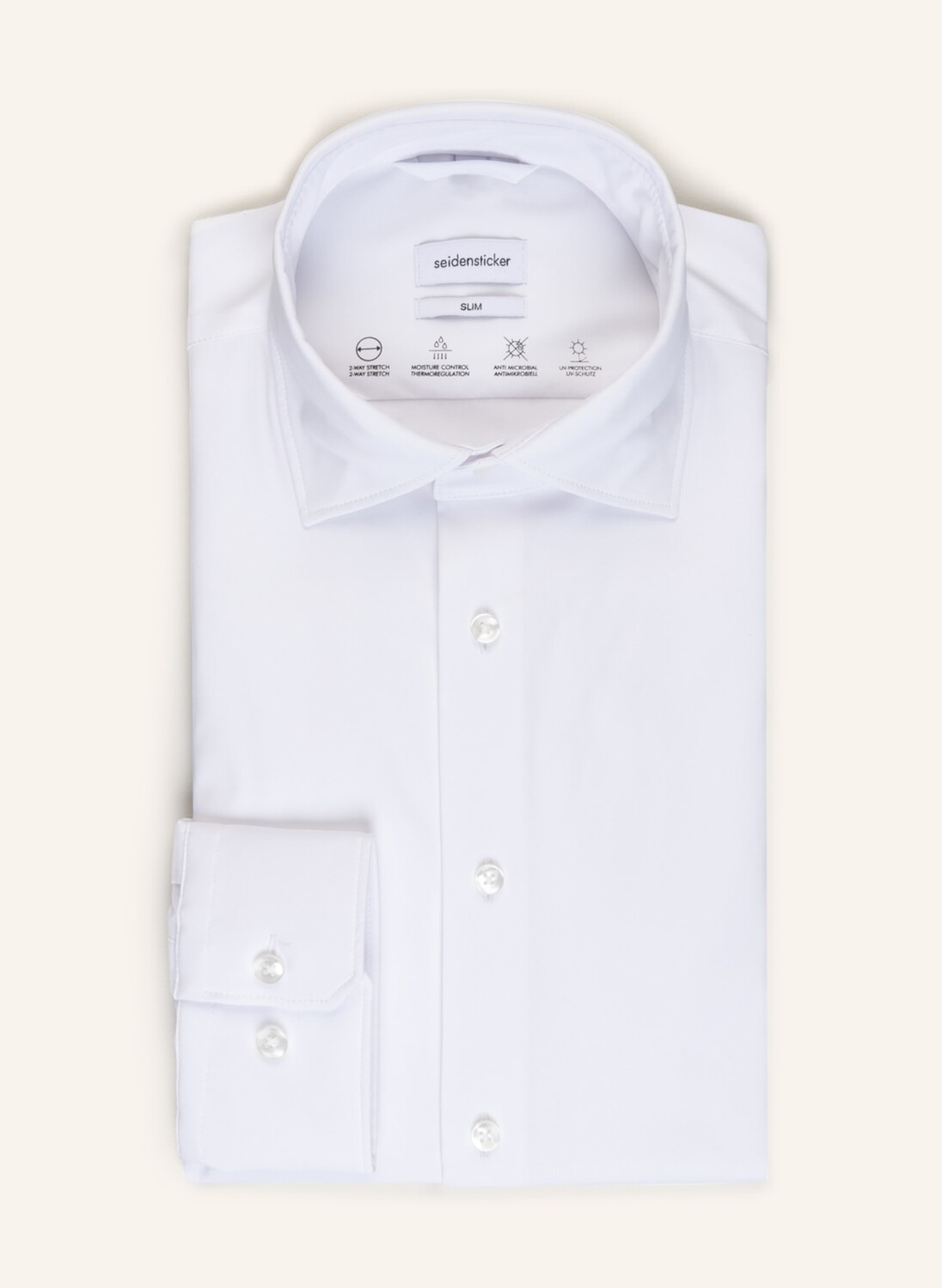 

Рубашка seidensticker PerformanceSlim Fit, белый