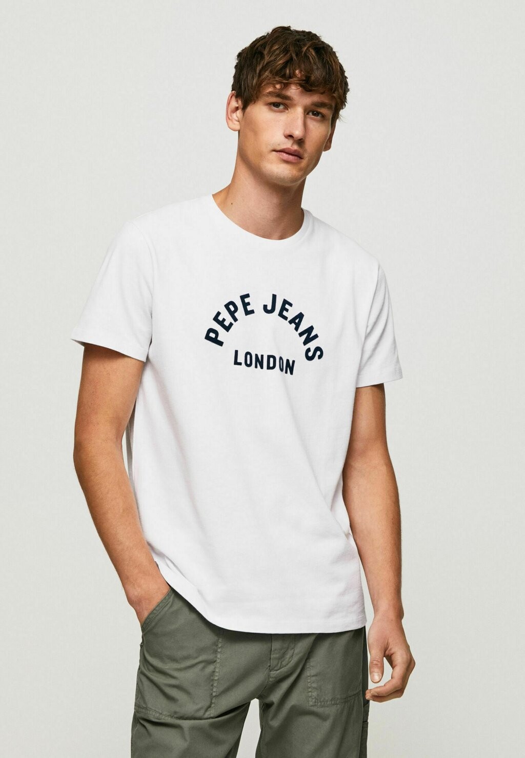 

Футболка с принтом Pepe Jeans, белый