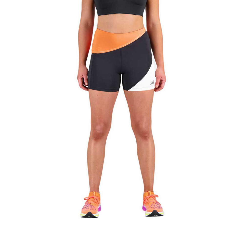 

Шорты для бега New Balance Q Speed Shape Shield 4 Inchs, оранжевый