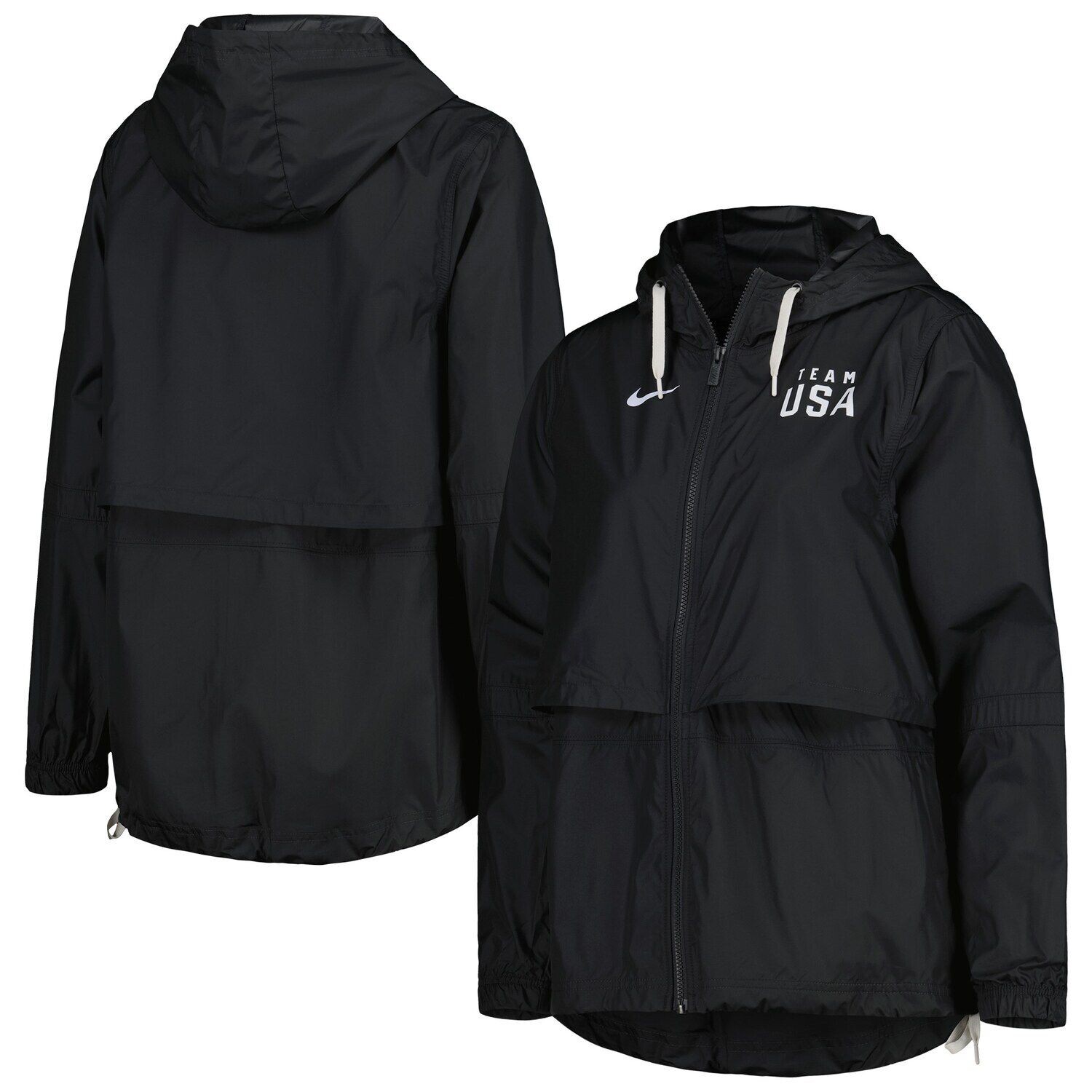 

Женская худи с молнией во всю длину Nike Team USA Windrunner Black Team USA Nike