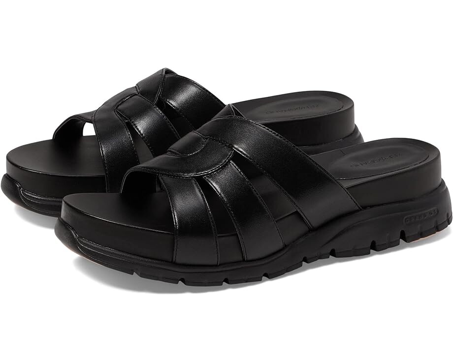 

Сандалии Cole Haan Zerogrand Slotted Slide, цвет Black/Black