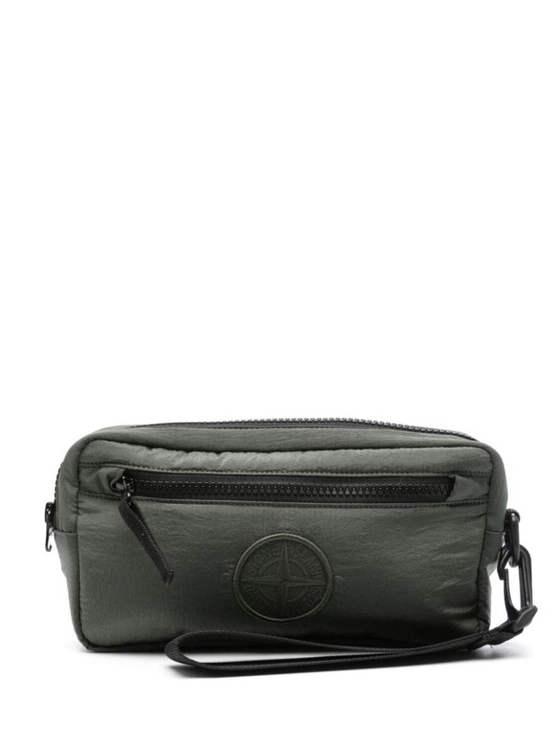

Stone Island сумка-клатч с нашивкой в виде компаса, зеленый
