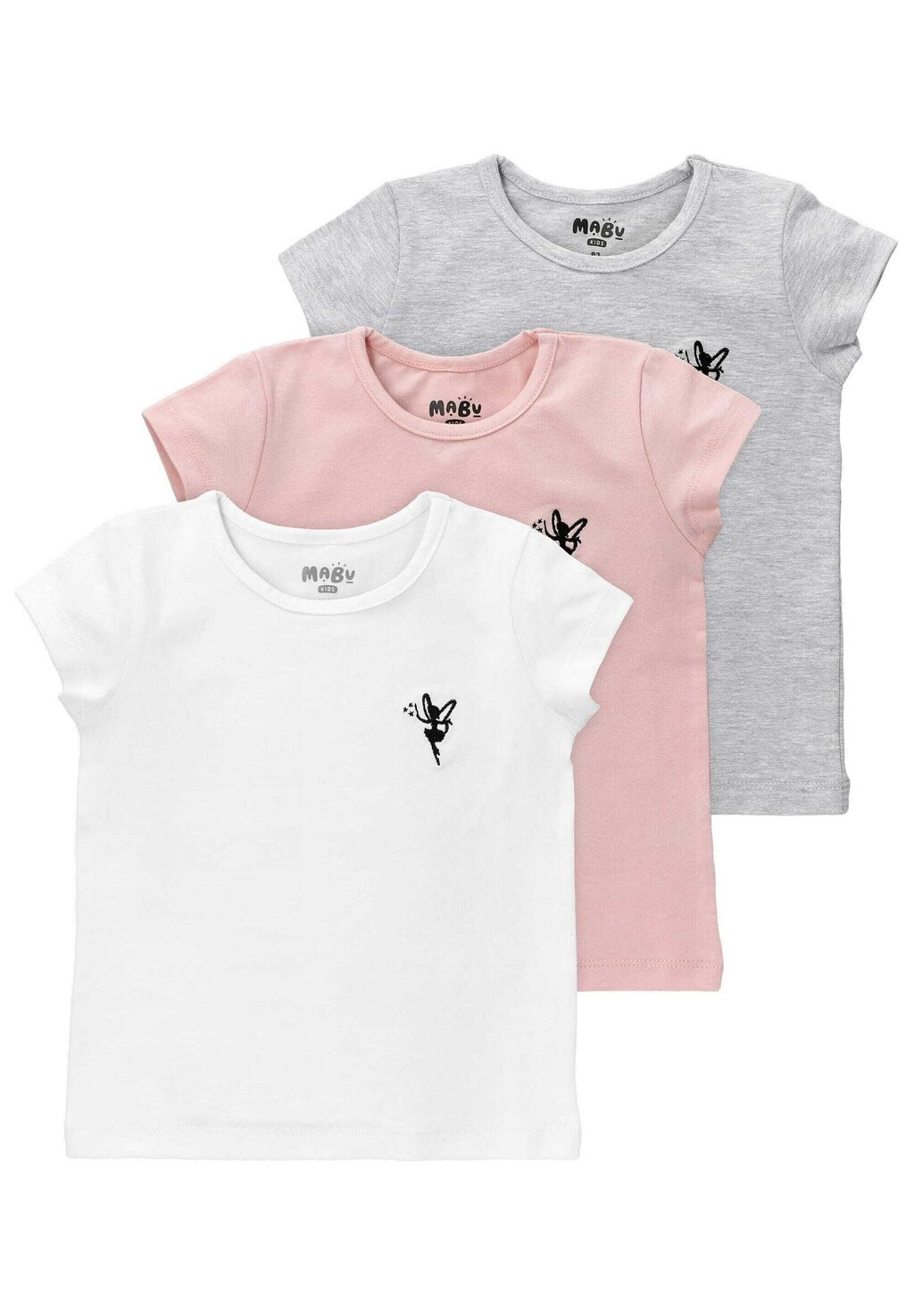 

Футболка с принтом 3TLG SET FAIRY Baby Sweets, цвет weiß grau rosa