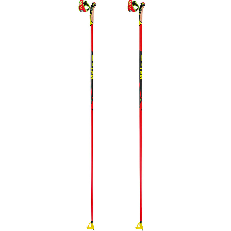 Палки для беговых лыж HRC Marathon Leki, красный
