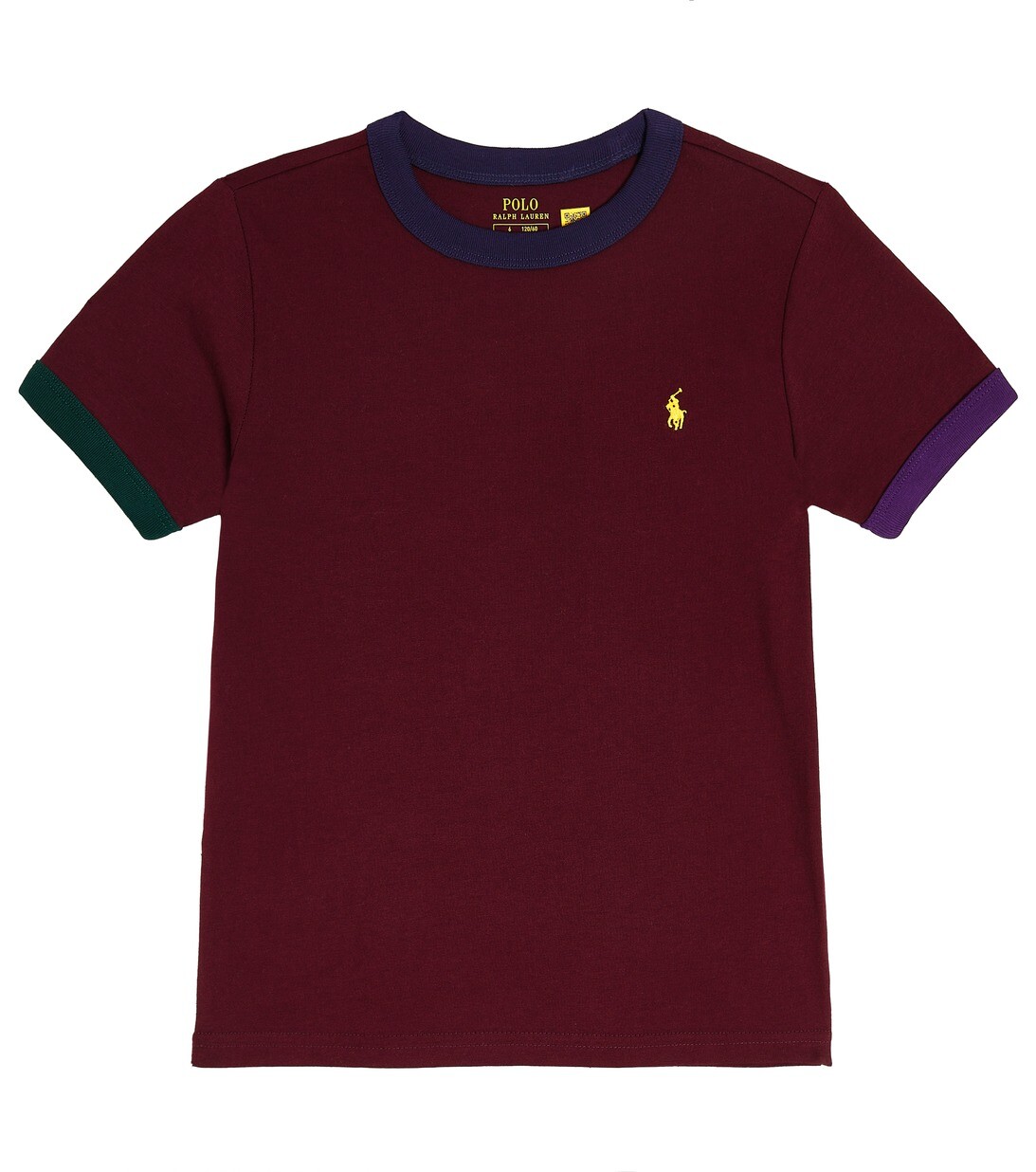 

Футболка из хлопкового джерси с вышивкой Polo Ralph Lauren, красный
