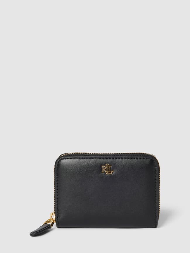 

Кошелек с этикеткой, модель ZIP Lauren Ralph Lauren, черный