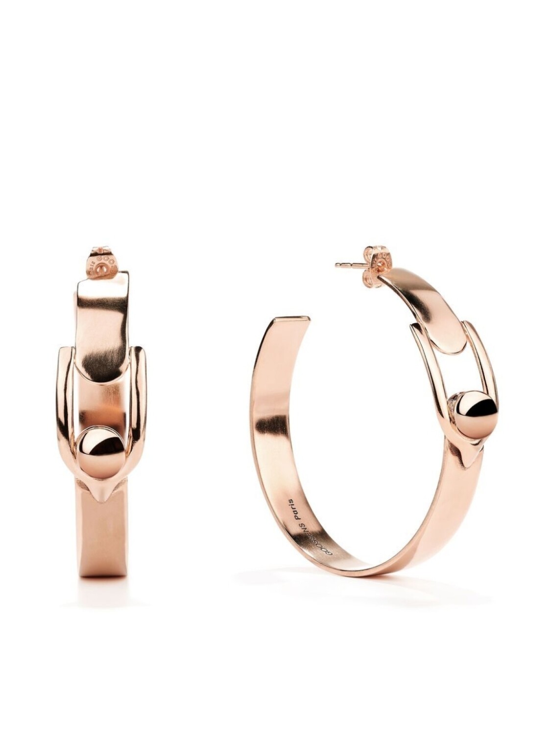 

Серьги-кольца Boucle Goossens, розовый
