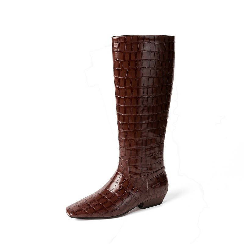 

Сапоги женские Doketop, цвет Brown stone pattern