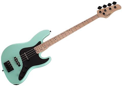 Электрогитара Schecter J-4 Bass Guitar - Maple/Sea Foam Green - 2910 schecter j 4 w maple lefty зеленая морская пена j 4 w maple l h