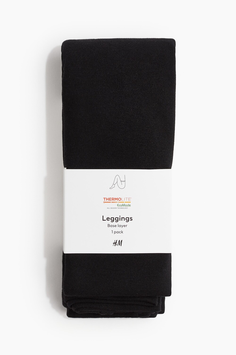 

Флисовые леггинсы Thermolite H&M, черный