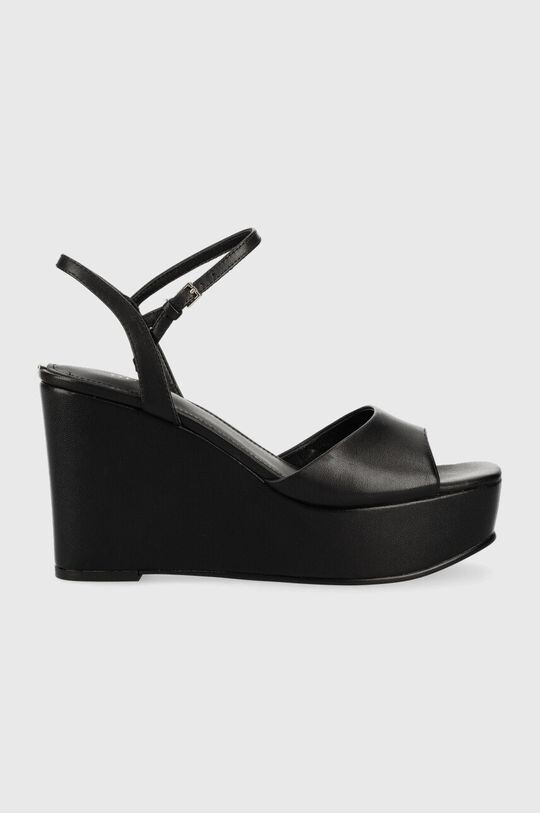 

Кожаные сандалии TION2 Guess, черный