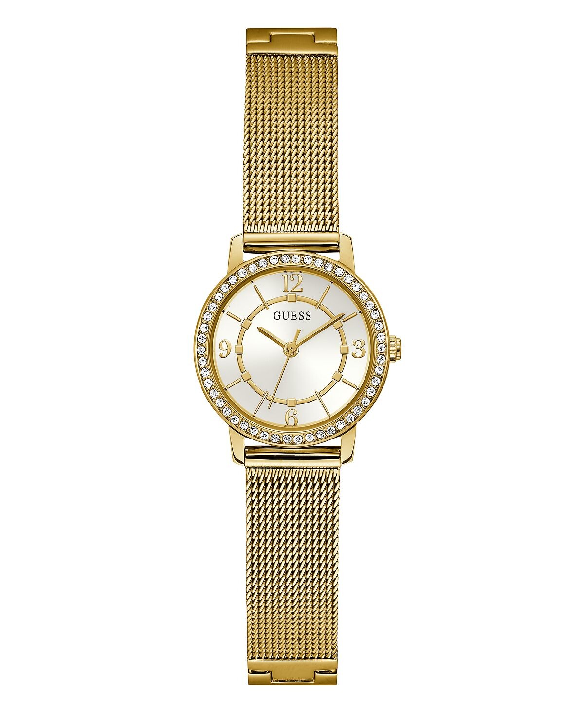 

Женские аналоговые золотистые часы с сеткой, 28 мм GUESS, золотой