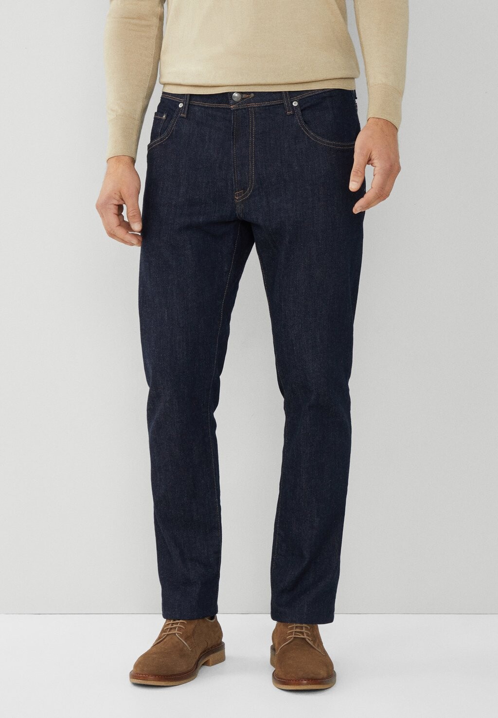 

Прямые джинсы Hackett London, синий деним