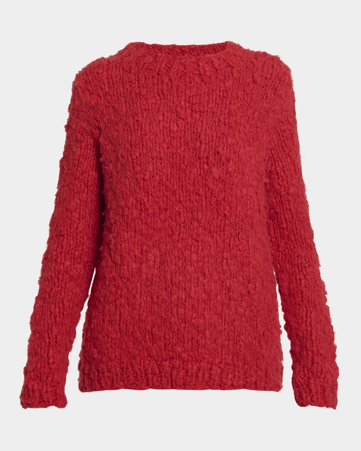 

Кашемировый свитер Lawrence с круглым вырезом Gabriela Hearst, цвет Scarlet Red
