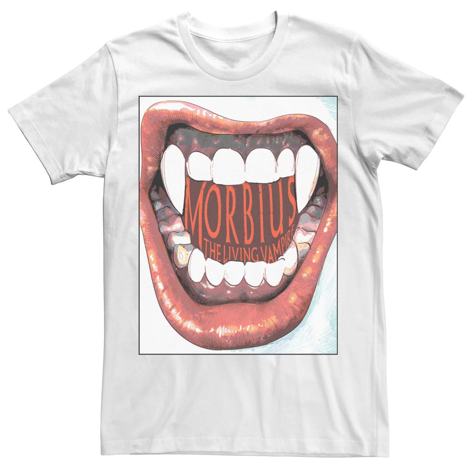 цена Мужская футболка Morbius The Living Vampire Teeth Marvel