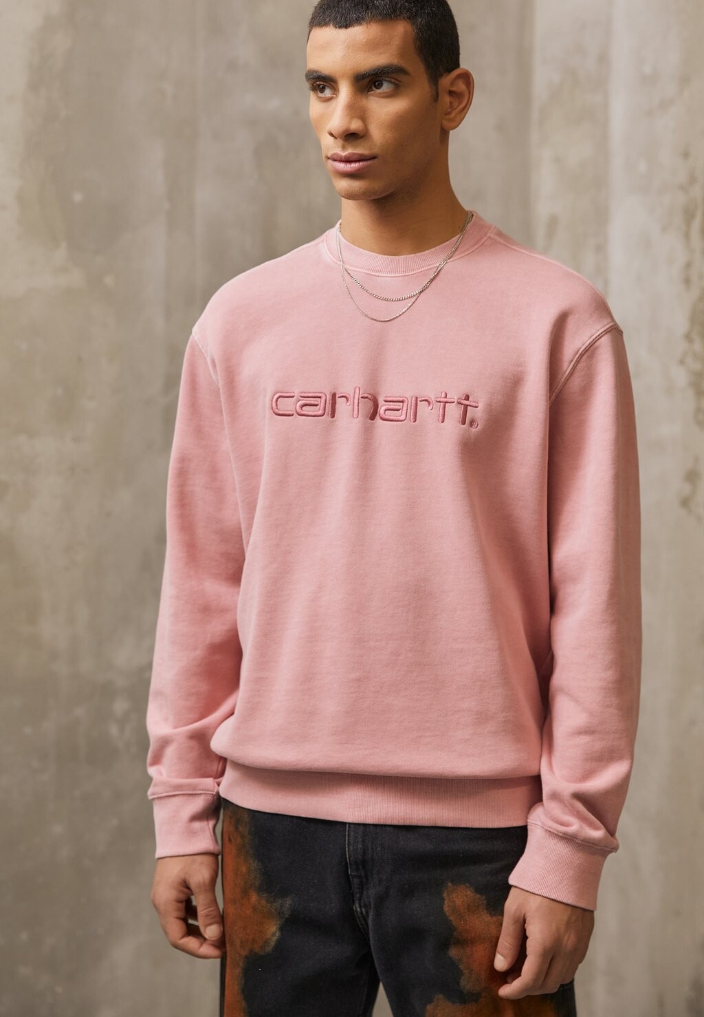 

Толстовка Carhartt WIP Duster, розовый