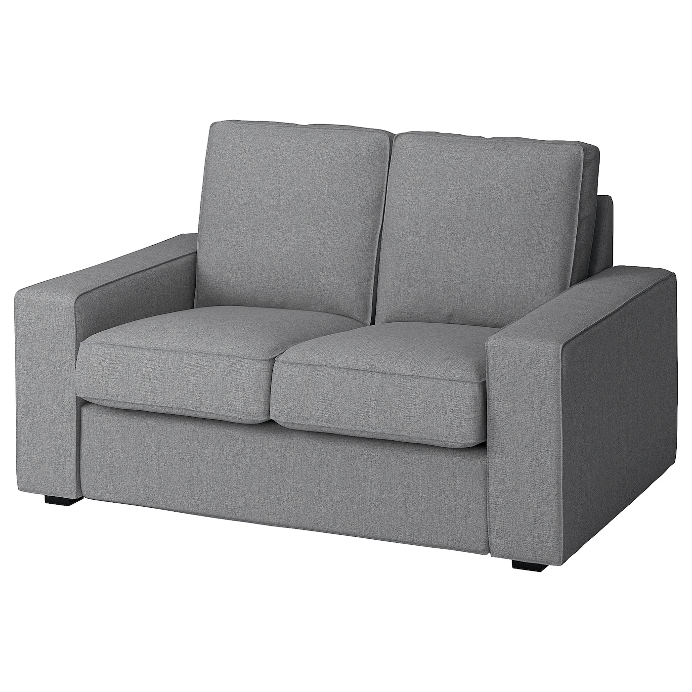 КИВИК 2-местный миниатюрный диван, Тибблби бежевый/серый KIVIK IKEA