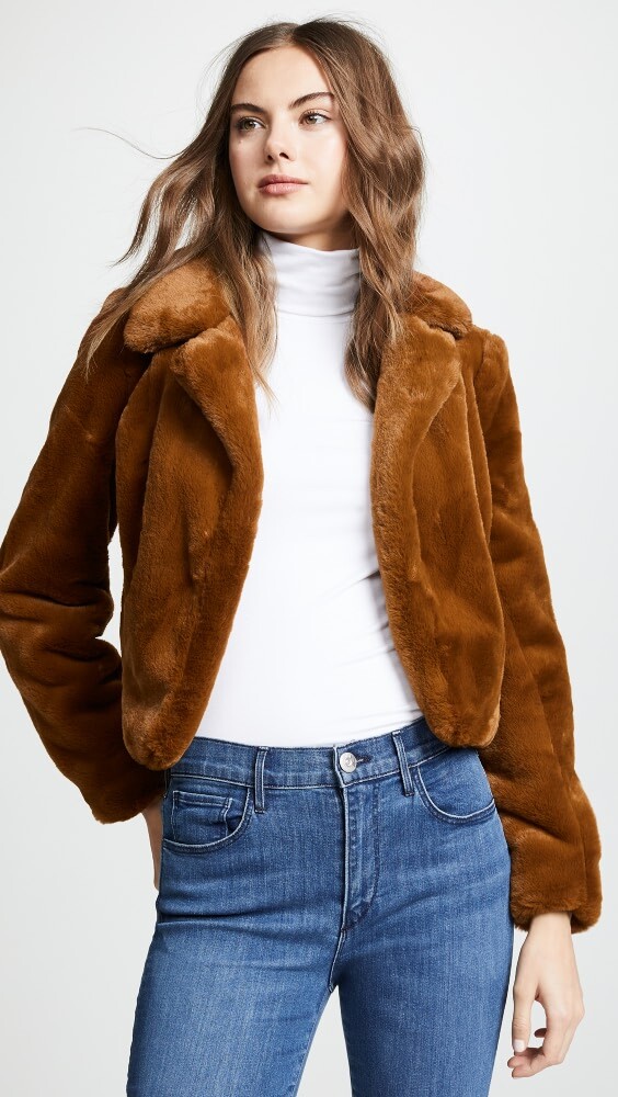 

Куртка BLANKNYC Cropped Faux Fur