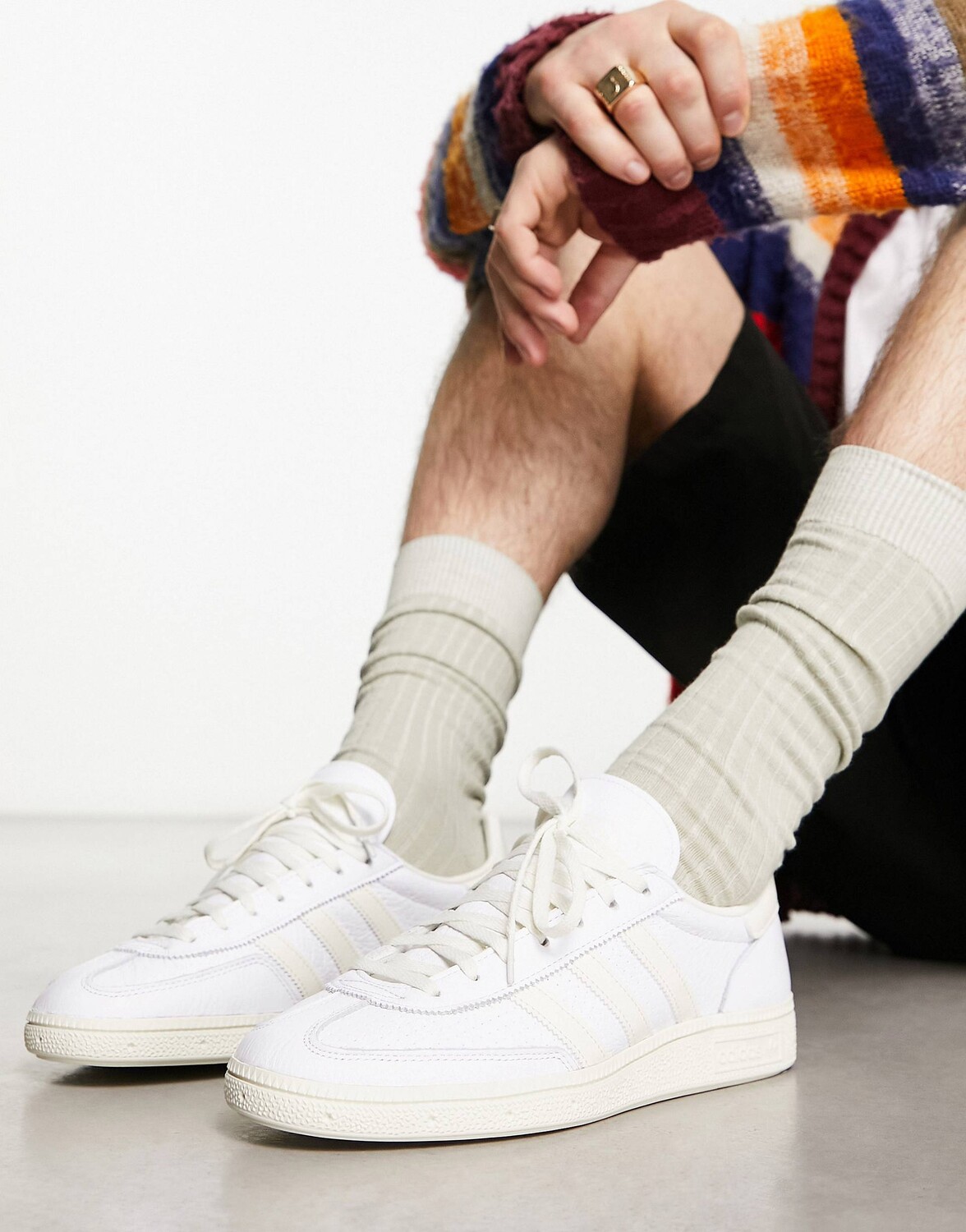 

Белые кроссовки на резиновой подошве adidas Originals Handball Spezial, Белый