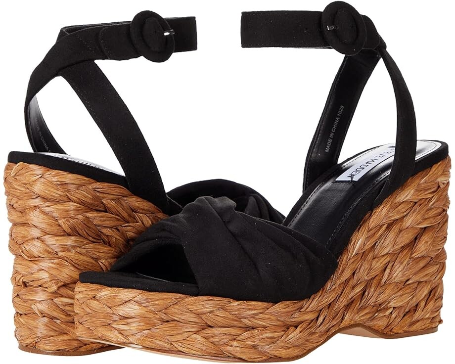 

Туфли Steve Madden Poloma Wedge Sandal, черный