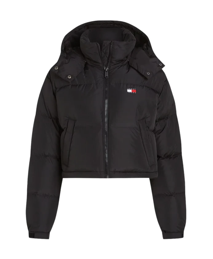 

Короткий пуховик для холодных дней Tommy Hilfiger, черный