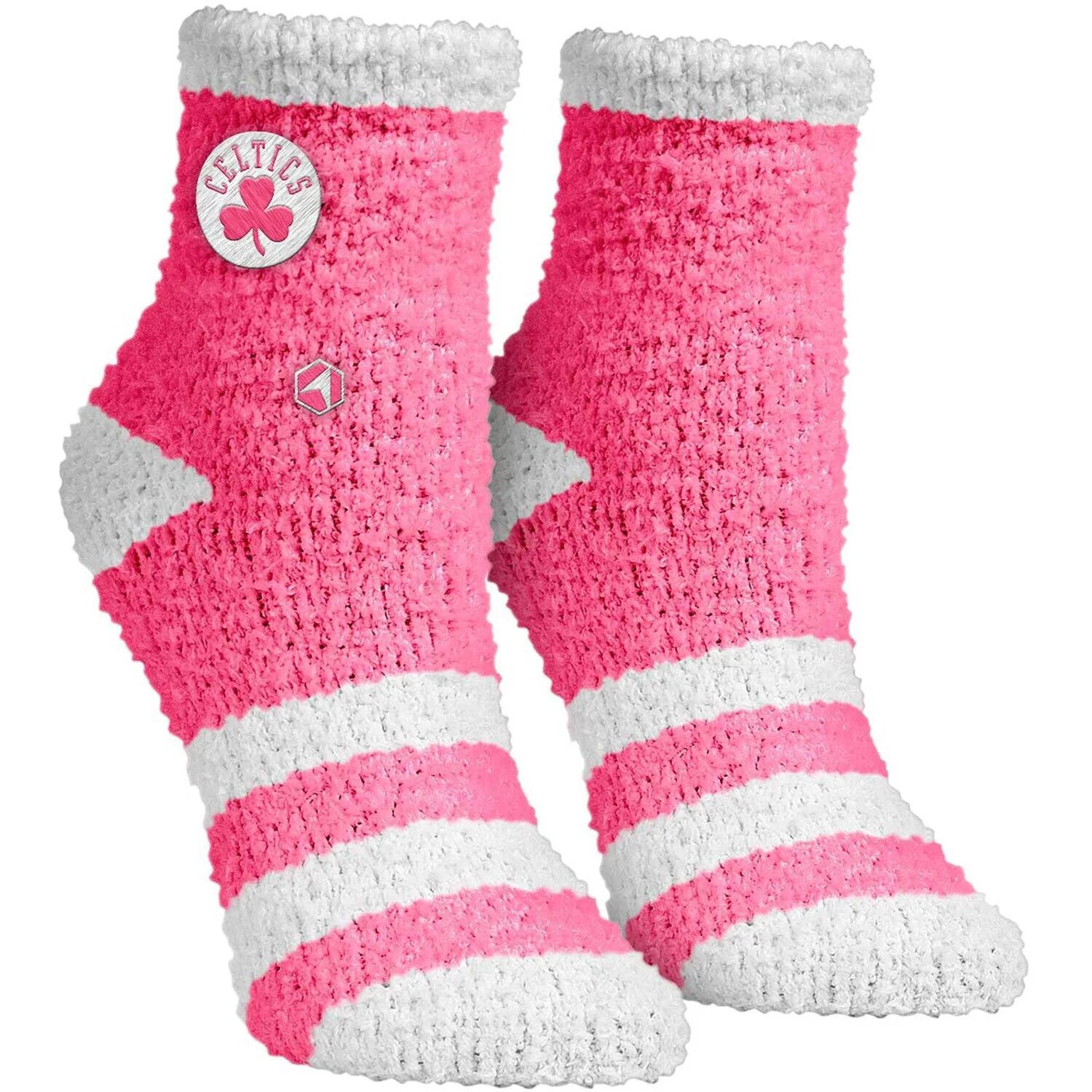 

Носки Rock Em Розовые носки Boston Celtics Fuzzy Crew