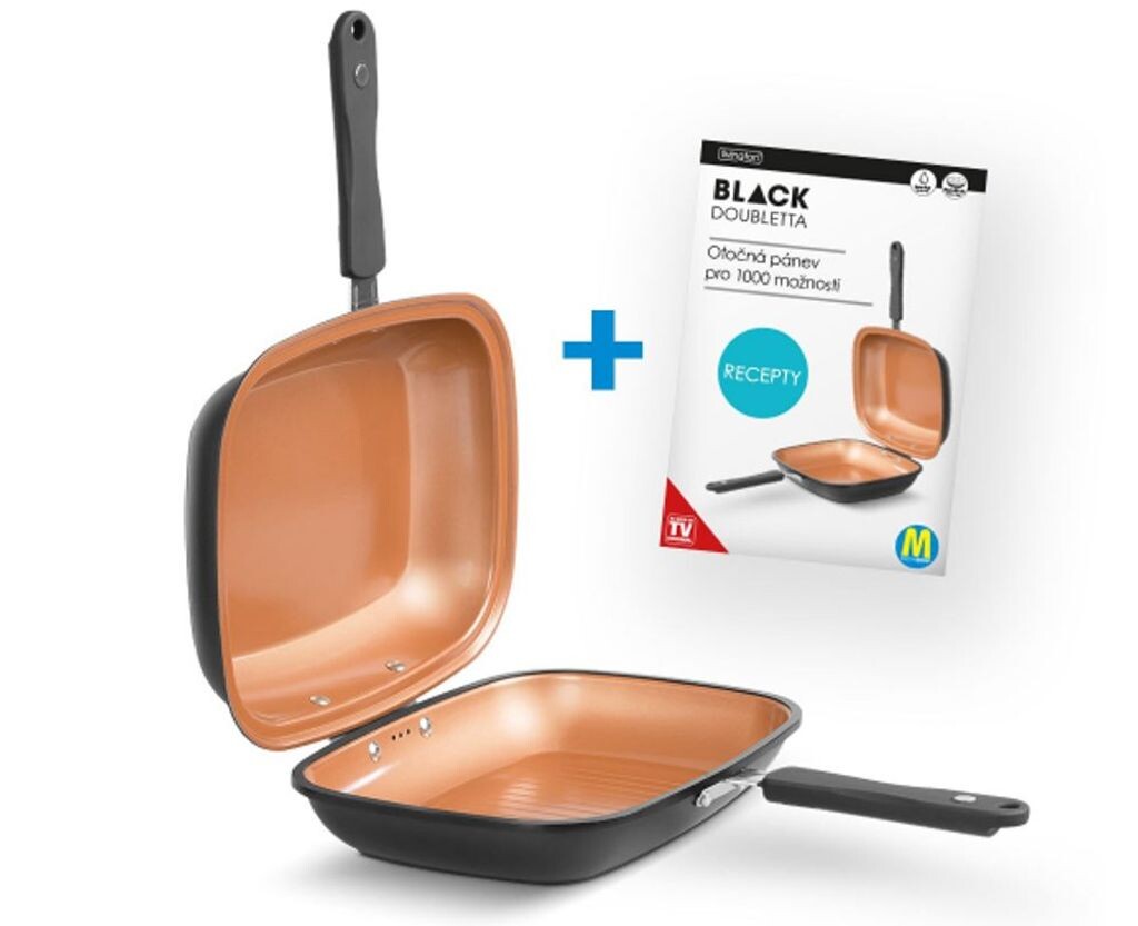 

Двусторонняя сковорода 2в1 MediaShop Livington 'Black Doubletta Basic'