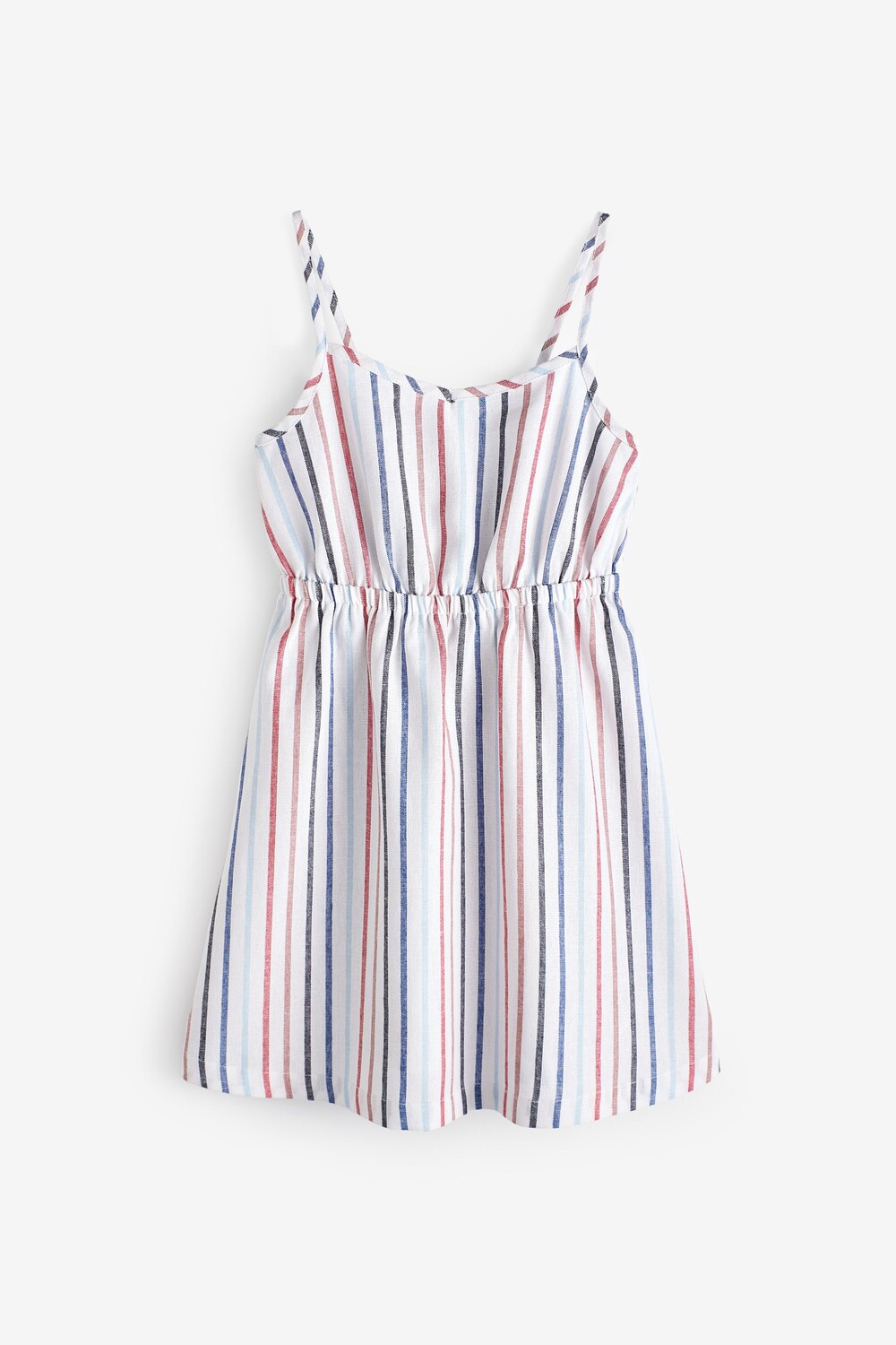 

Платье с полосатым бантом и декоративным узлом сзади Gap, белый
